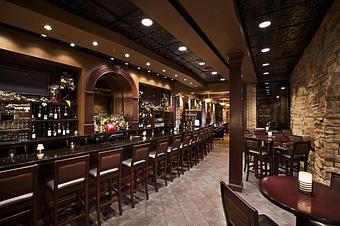 Interior: The Wine Bar at the Galaxy - The Galaxy Restaurant in Wadsworth, OH American Restaurants