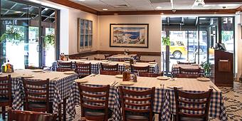 Interior - The Greek Kitchen in Roosevelt Hospital,CBS,Columbus circle, Lincoln Center for the Performing Arts, Metropolitan Opera - New York, NY Greek Restaurants