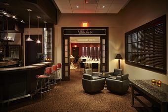 Interior: Great Time Bar Room Looking into - The Happ Inn Bar & Grill in Northfield, IL American Restaurants