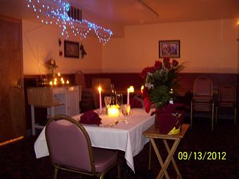 Interior: For a Romantic Night Call ahead and we can arrange a private "Date Night" room for you - The Hideaway Grill in Payette, ID American Restaurants