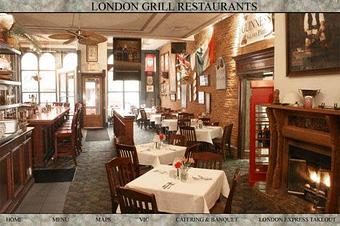 Interior - The London Grill in Kalamazoo, MI Hamburger Restaurants