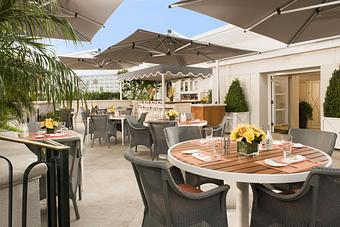 Interior - The Roof Garden in Beverly Hills - Beverly Hills, CA American Restaurants