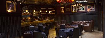 Interior: The Bourbon Room lends itself perfectly for private events. - The Six Chow House in Calabasas, CA American Restaurants