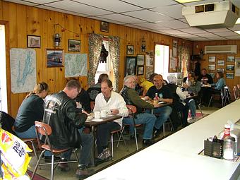 Interior: We'll All Meet at"The Stop" - The Whistle Stop Restaurant in Gilbertville, MA Restaurants/Food & Dining