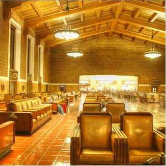 Interior - Traxx Restaurant at Union Station in Los Angeles, CA Organic Restaurants