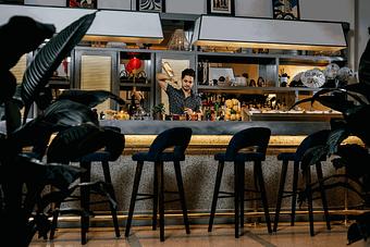 Interior: Sling Bar - Traymore by Michael Schwartz in Miami Beach - Miami Beach, FL Bars & Grills