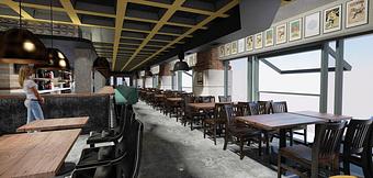 Interior - Vola’s Dockside Grill and Hi-Tide Lounge in Old Town, Alexandria - Alexandria, VA Seafood Restaurants