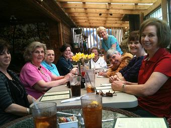 Interior: Party on the Patio - Words AfterWords in Smack in the Middle of Old Hardy Town - Hardy, AR American Restaurants
