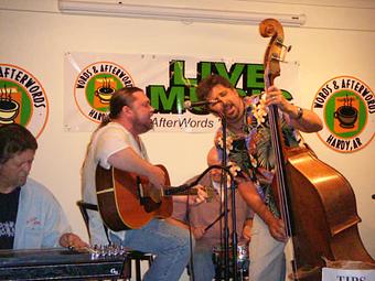 Interior: Live Music - Words AfterWords in Smack in the Middle of Old Hardy Town - Hardy, AR American Restaurants