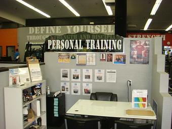 Interior: Personal Trainers Area - World Gym Fitness Center in Tracy, CA Health Clubs & Gymnasiums