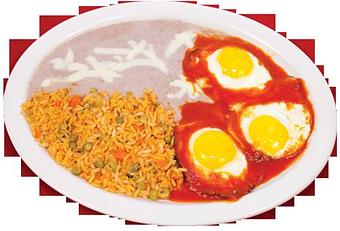 Product: Huevos Rancheros - 5 (Cinco) de Mayo Mexican Restaurant in South Park - Des Moines, IA Mexican Restaurants