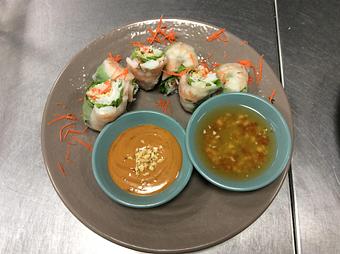 Product: Shrimp Spring Rolls - 533 Viet Fusion in Palm Springs, CA Vietnamese Restaurants