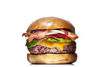 Product: Bacon - Cheddar Burger - 5NB Express in Union Square - New York, NY Hamburger Restaurants
