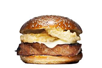 Product: Ahi Tuna Burger - 5NB Express in Union Square - New York, NY Hamburger Restaurants