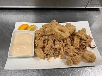 Product: Fried Calamari - 8 Dragons Restaurant in Healdsburg, CA Bars & Grills