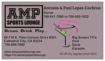 Product - A.M.P. Sports Lounge in Cathedral City, CA American Restaurants