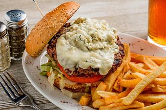 Product: Blues Brothers Burger - Adventures Pub & Spirits in Downtown Biloxiu - Biloxi, MS Pubs