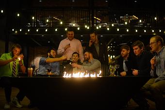 Product: Toasting a perfect night! - Ale House 1890 in Historic Downtown Lancaster - Lancaster, OH American Restaurants