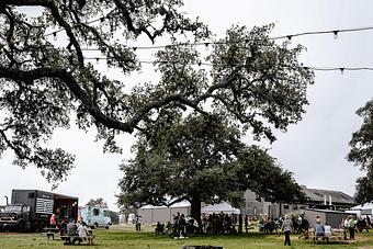Product: Treaty Oak Distilling - Alice's Restaurant at Treaty Oak Distilling in Dripping Springs, TX American Restaurants