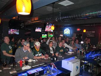 Product: Go Pack! - Aliota's Pub & Grill in Visa, American Express, Mastercard and Discover - Milwaukee, WI American Restaurants