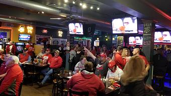 Product: Badger Football! - Aliota's Pub & Grill in Visa, American Express, Mastercard and Discover - Milwaukee, WI American Restaurants