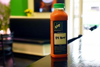 Product: This delightfully citrus flavored drink will surprise your senses! - Alkalicious Cold Pressed Juice Bar in Greenbrier East - Chesapeake, VA Organic Restaurants