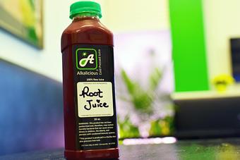 Product: Loved for it's ability to aid and improve digestion, this earthy punch is a great pick! - Alkalicious Cold Pressed Juice Bar in Greenbrier East - Chesapeake, VA Organic Restaurants
