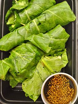 Product: Raw veggie wrap and dip! - Alkalicious Cold Pressed Juice Bar in Greenbrier East - Chesapeake, VA Organic Restaurants