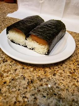 Product: Spam Musubi - Aloha Sunrise Cafe in Henderson, NV Coffee, Espresso & Tea House Restaurants
