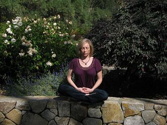 Product: In the beautiful gardens of Freemark Abbey in Napa, Ca. - Awakening Point Yoga Studio in Hackettstown, NJ Yoga Instruction
