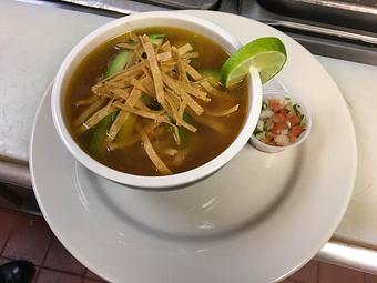 Product: CHICKEN SOUP - Aztecas Tex-Mex Grill in Springville, AL Mexican Restaurants