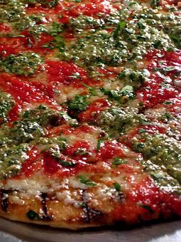 Product: Wood-Grilled Pizza Pesto - Bacaro in Providence, RI - Providence, RI Italian Restaurants