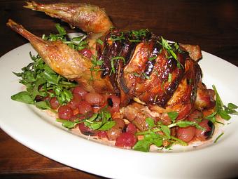 Product: Roasted  Pheasant with Moscato Grapes - Bacaro in Providence, RI - Providence, RI Italian Restaurants