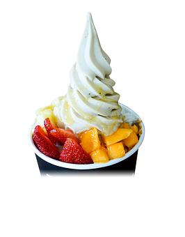 Product: Banana Banán topped with shaved coconut, puffed quinoa, papaya, pineapple, strawberries, and honey - Banán - University Store in Honolulu, HI Vegan Restaurants