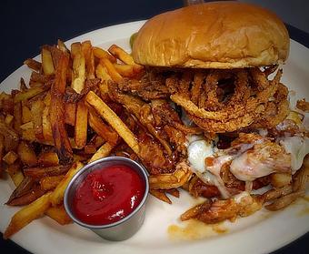 Product: BBQ pork sandwich - BC Bistro in Kansas City, MO American Restaurants