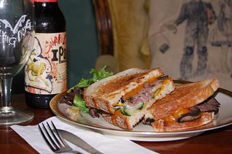 Product: Panini and Flying Dog - Beans in the Belfry in downtown - Brunswick, MD American Restaurants