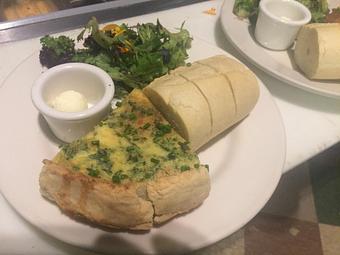 Product: Quiche for breakfast or lunch - Beans in the Belfry in downtown - Brunswick, MD American Restaurants