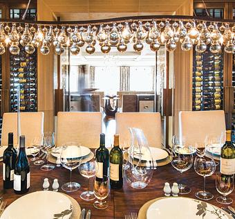 Product: Belmond El Encanto - The Wine Room, private dining space with seating up to 14 guests for special events. - Belmond El Encanto Dining Room in American Riviera - Santa Barbara, CA Bars & Grills