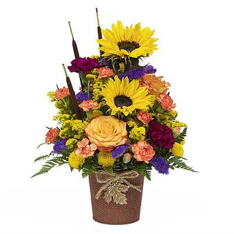 Product: Harvest Greetings Bouquet - Large - Big Buds Florist in Huntersville, NC Florists