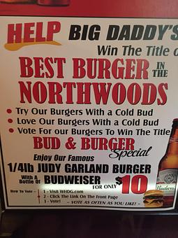 Product - Big Daddy's in Rhinelander, WI Bars & Grills