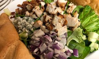 Product: Chicken.Onion.Bacon. Blue Cheese.Spells COBB! Ty would be proud. - Biscuit Bar in Louisville, CO Coffee, Espresso & Tea House Restaurants Product: Chicken.Onion.Bacon. Blue Cheese.Spells COBB! Ty would be proud. - Biscuit Bar in Louisville, CO Coffee, Espresso & Tea House Restaurants