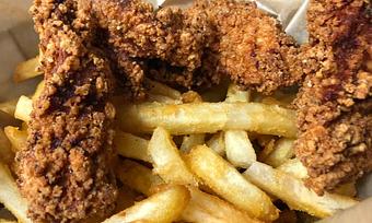 Product: Hand breaded to order. - Biscuit Bar in Louisville, CO Coffee, Espresso & Tea House Restaurants Product: Hand breaded to order. - Biscuit Bar in Louisville, CO Coffee, Espresso & Tea House Restaurants