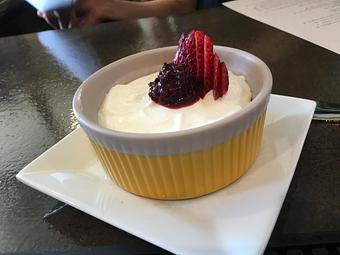 Product: No Bake Cheesecake - Bistro 135 in Tracy, CA American Restaurants