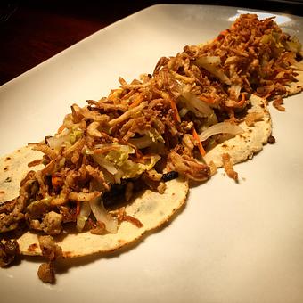 Product: Asian Chicken Tacos - Bistro 135 in Tracy, CA American Restaurants