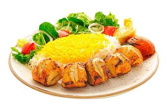 Product: Boneless Chicken plate - Bistro Kabob in Carlsbad, CA Greek Restaurants