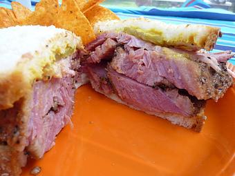 Product: Grilled Pastrami - Bite of Boston Restaurant in University City / LaJolla - San Diego, CA American Restaurants