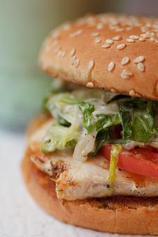 Product: Chicken Caesar Sandwich - Black Shack Burger in New York, NY Hamburger Restaurants