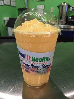 Product: Cantaloupe Mango Pineapple - Blend It Healthy in Arcadia, CA Vegan Restaurants