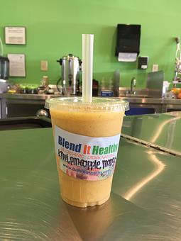 Product: Kiwi Pineapple Mango - Blend It Healthy in Arcadia, CA Vegan Restaurants