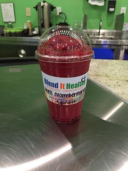 Product: Beets Cucumber Mango - Blend It Healthy in Arcadia, CA Vegan Restaurants